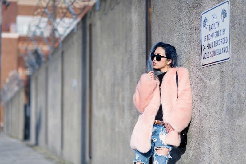 Aika's Love Closet Pink Fur Coat