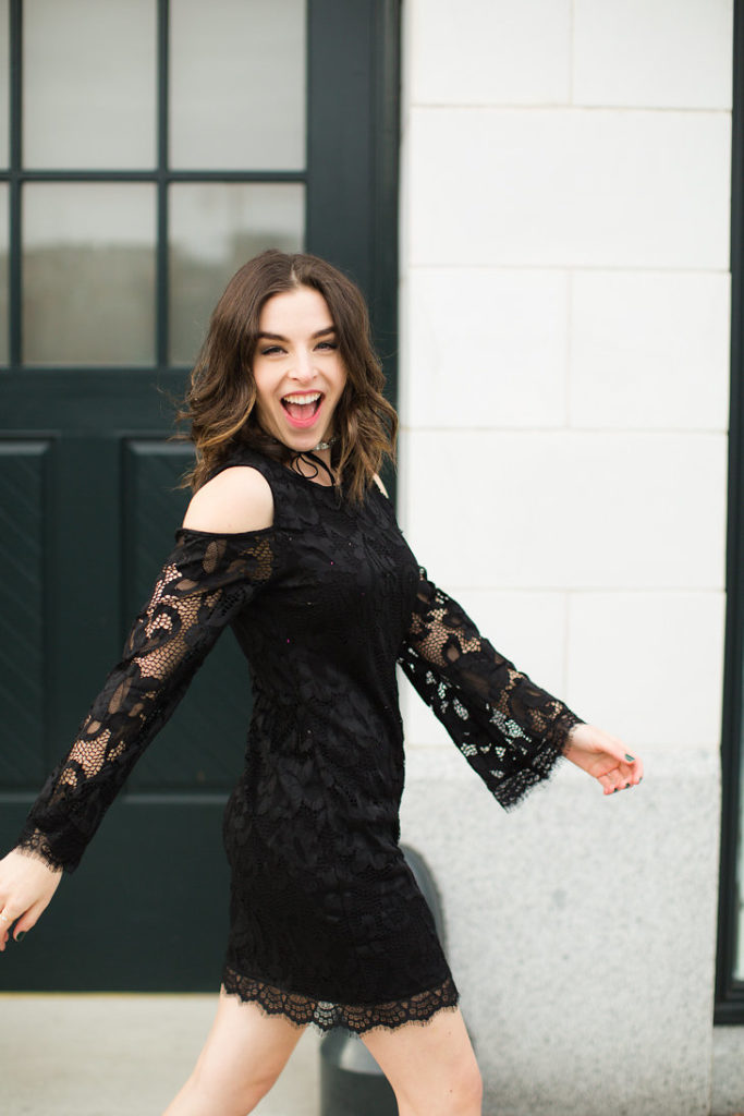 Black-Lace-Cold-Shoulder-Dress-New-Years-Eve-Dress