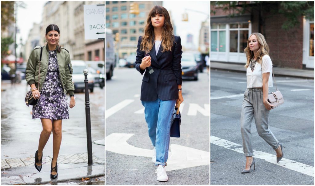 Fashionable street style outfits for work