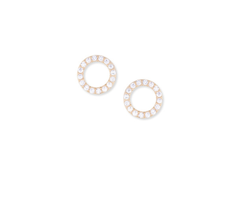 sophie harper pave open circle studs