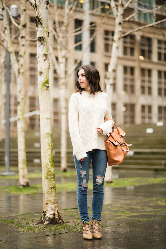 Minimalist fashion blogger Seattle Pipe and Row