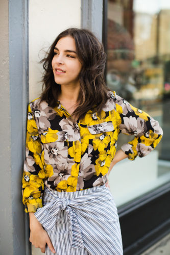 Wrap Mini Skirts and Yellow Shirts: Summer Trends