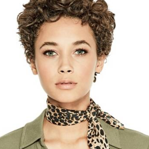 Leopard neck scarf