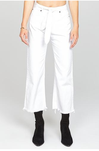 Amuse Society's All Tied Up White Denim Pants